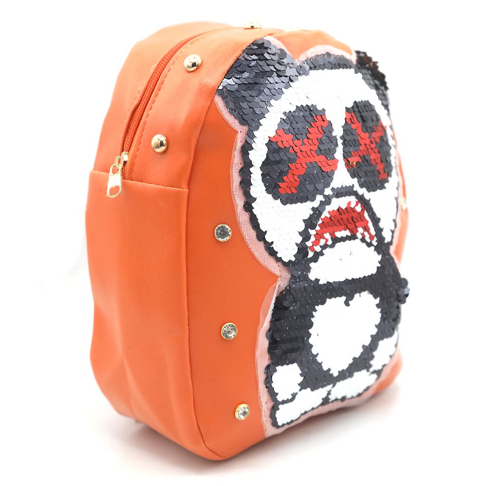 Girls Backpack 7572D - Orange, Kids, Kids Bags, Chase Value, Chase Value
