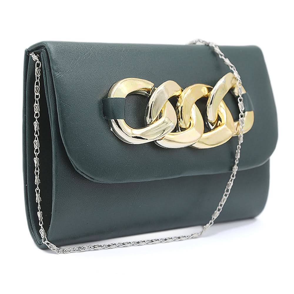 Women's Clutch - Dark Green, Women, Clutches, Chase Value, Chase Value