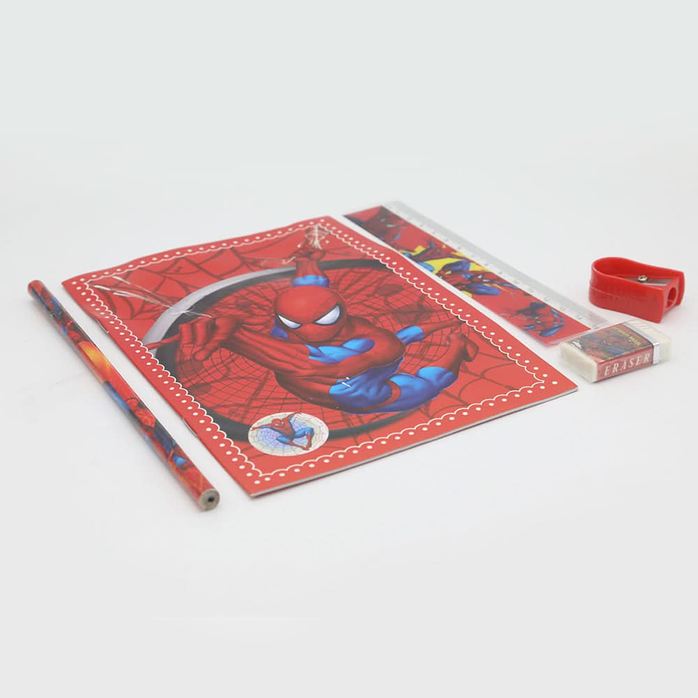 Stationery Set For Kids - Red, Kids, Pencil Boxes And Stationery Sets, Chase Value, Chase Value