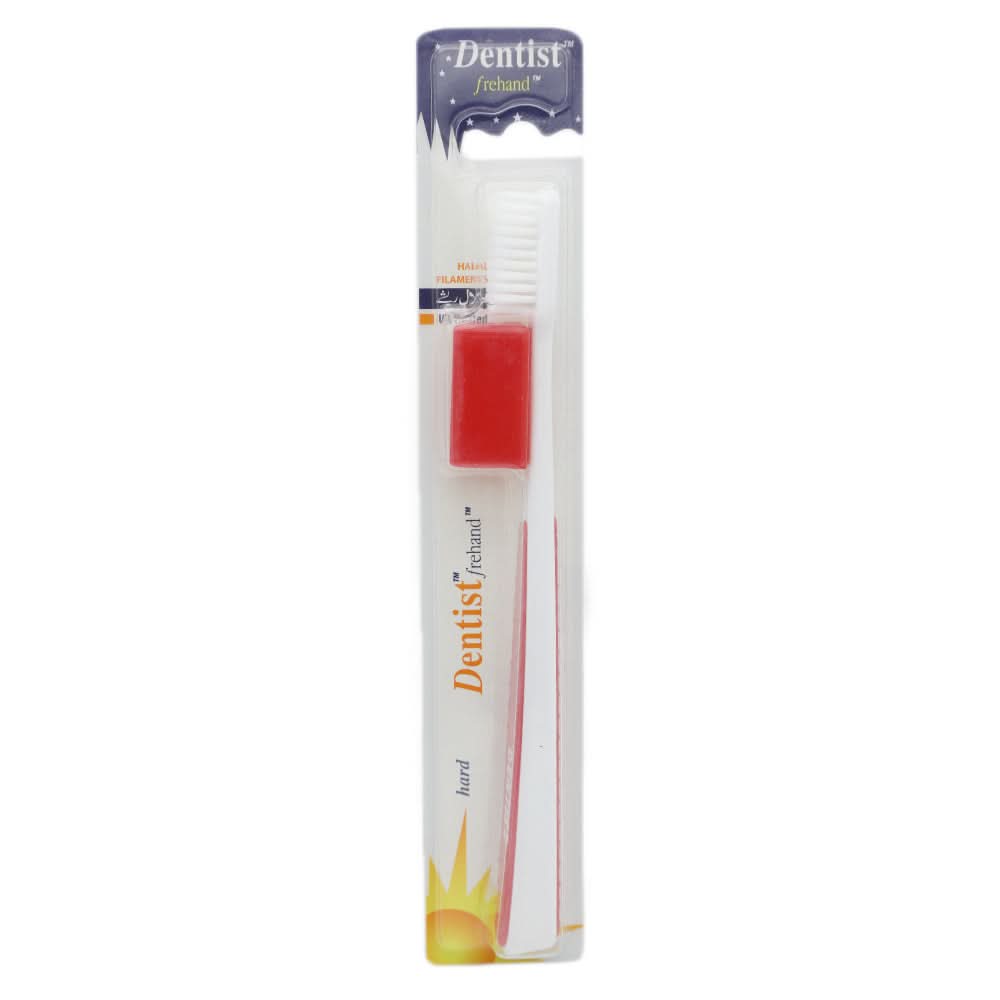 Ezigrip Dentist Frehand Tooth Brush - Red, Beauty & Personal Care, Oral Care, Chase Value, Chase Value