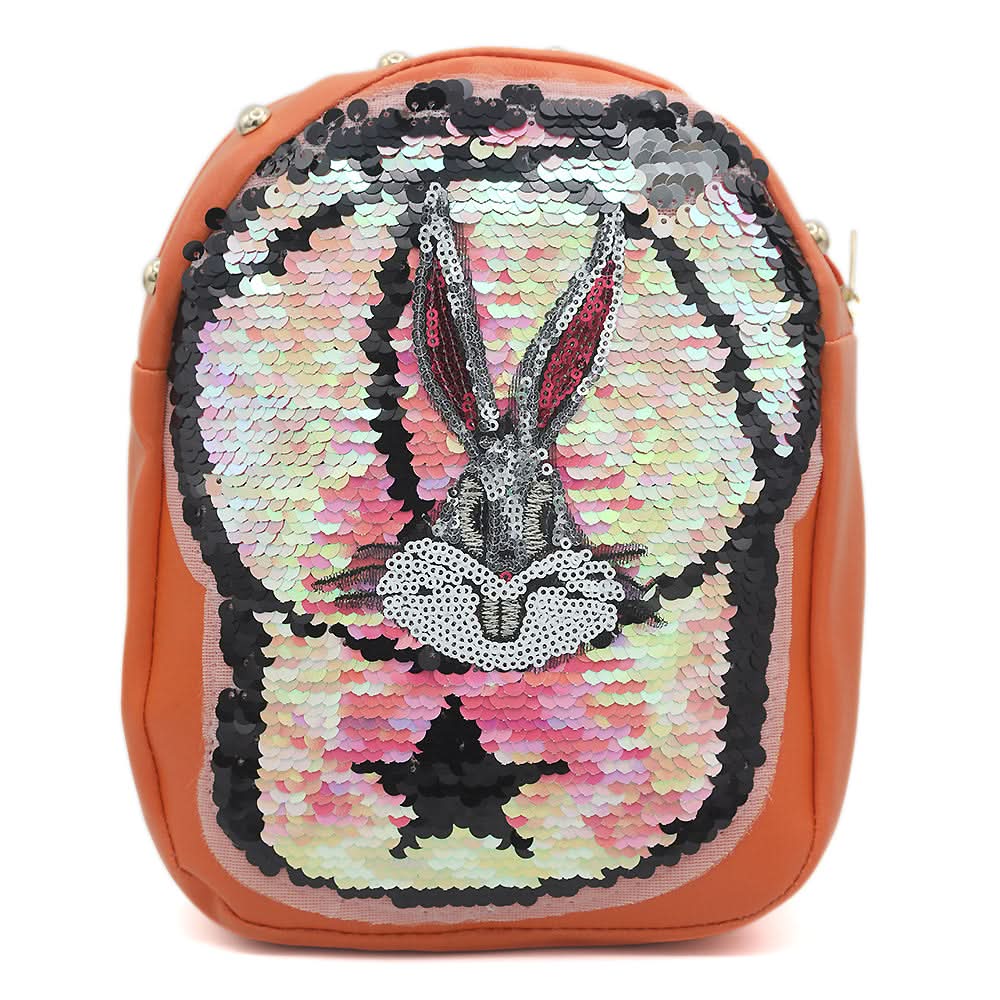 Girls Backpack 7572E - Orange, Kids, Kids Bags, Chase Value, Chase Value