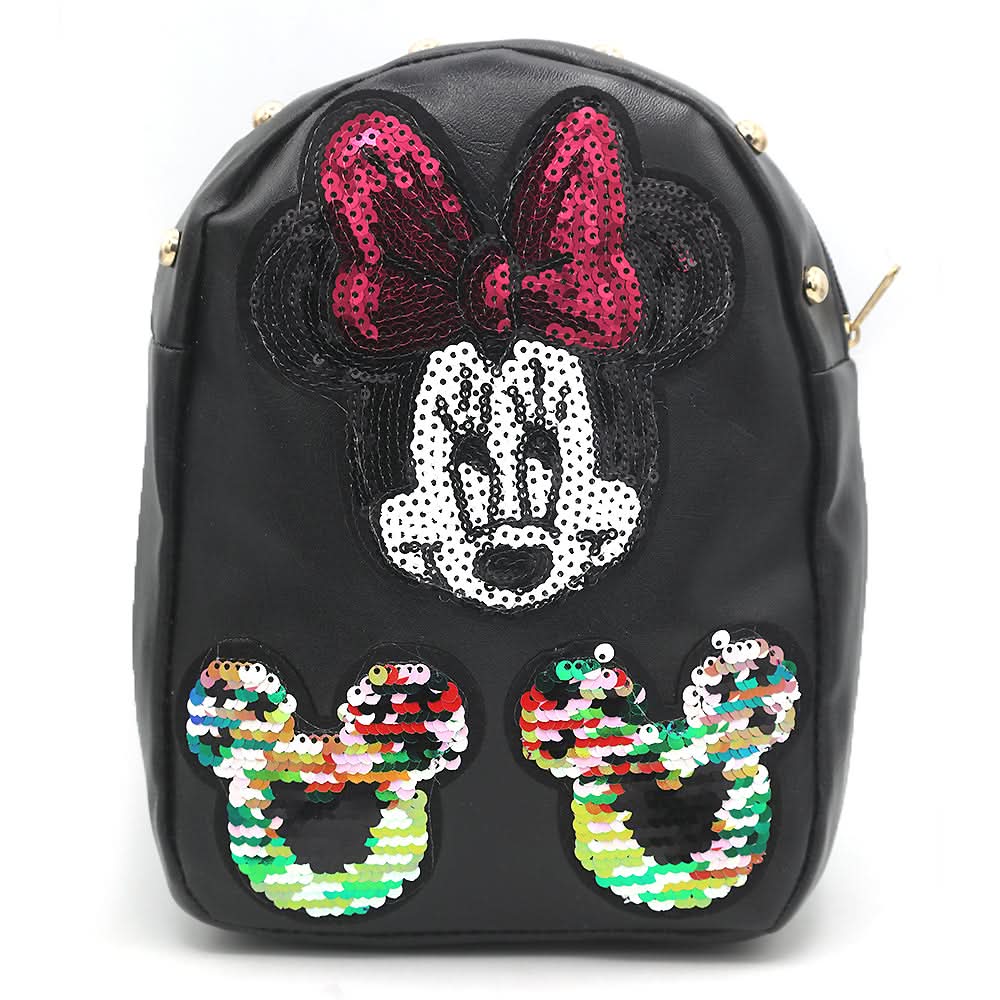 Girls Backpack 7572F - Black, Kids, Kids Bags, Chase Value, Chase Value