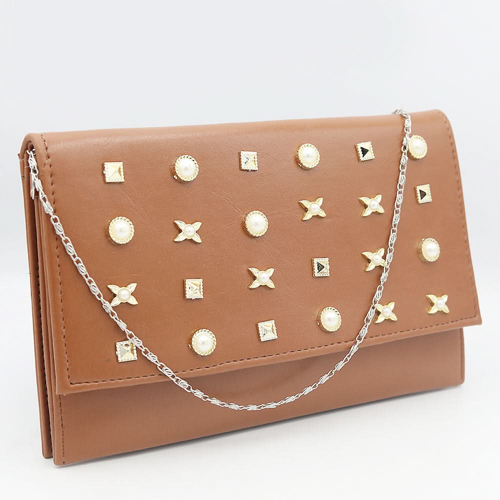 Women's Clutch (2053) - Brown, Women, Clutches, Chase Value, Chase Value