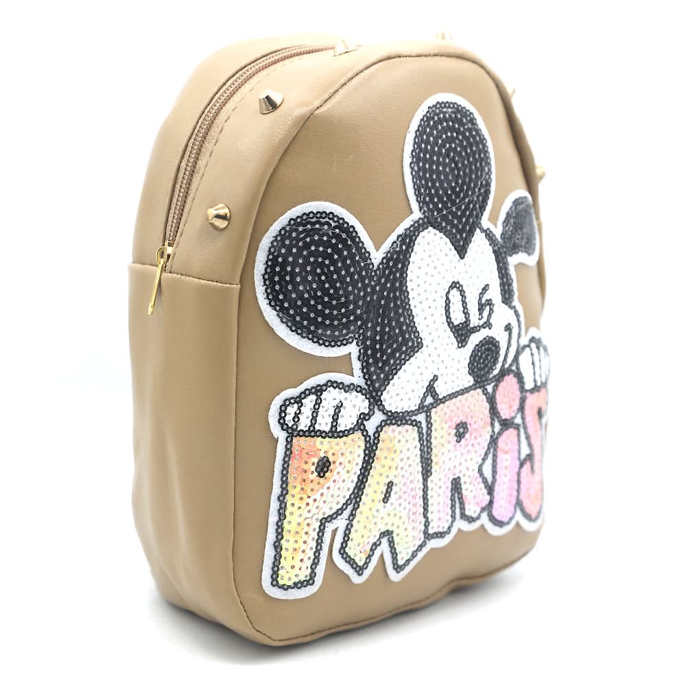 Girls Backpack 7572E - Beige, Kids, Kids Bags, Chase Value, Chase Value