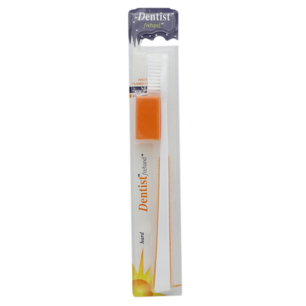 Ezigrip Dentist Frehand Tooth Brush - Orange, Beauty & Personal Care, Oral Care, Chase Value, Chase Value