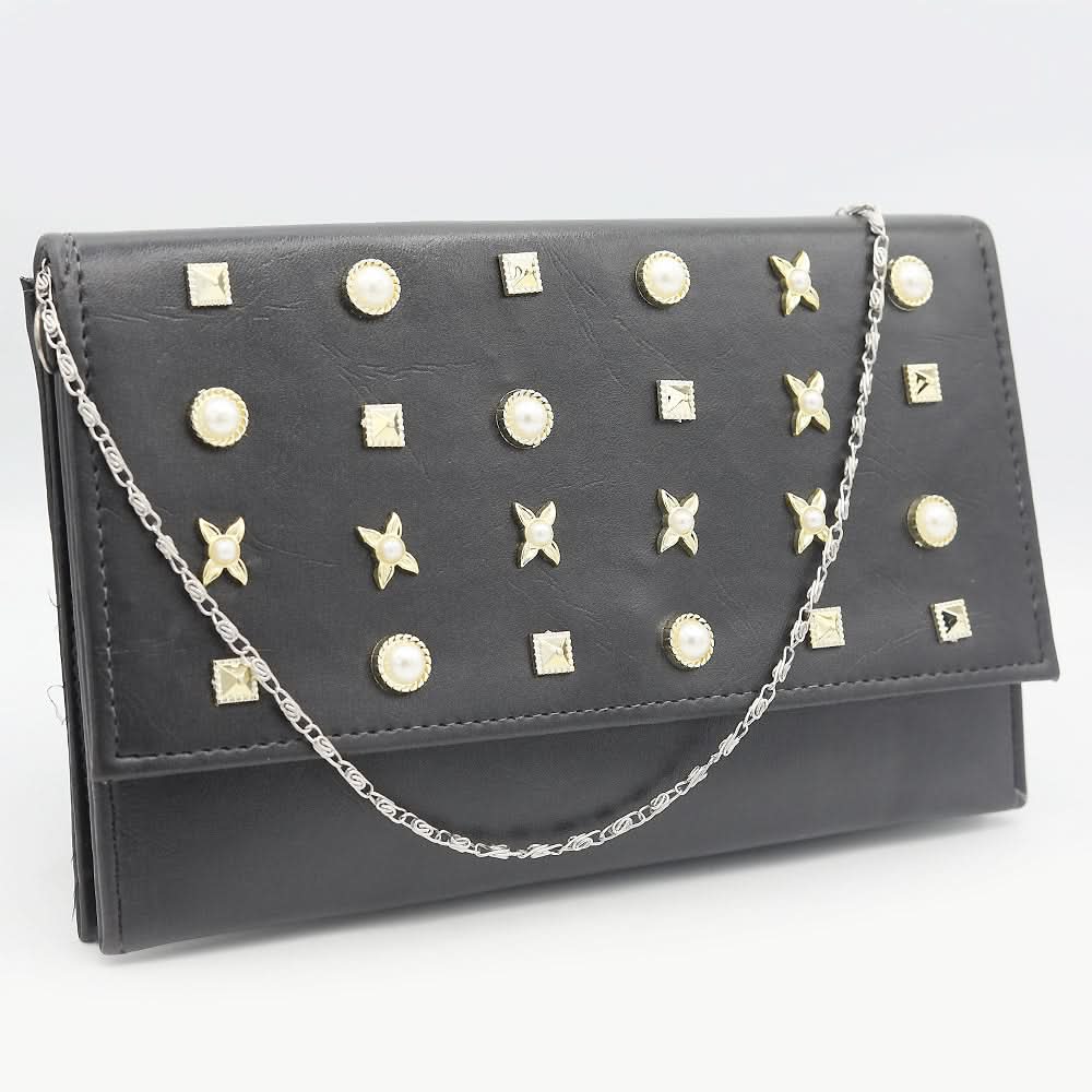 Women's Clutch (K-2071) - Navy Blue, Women, Clutches, Chase Value, Chase Value