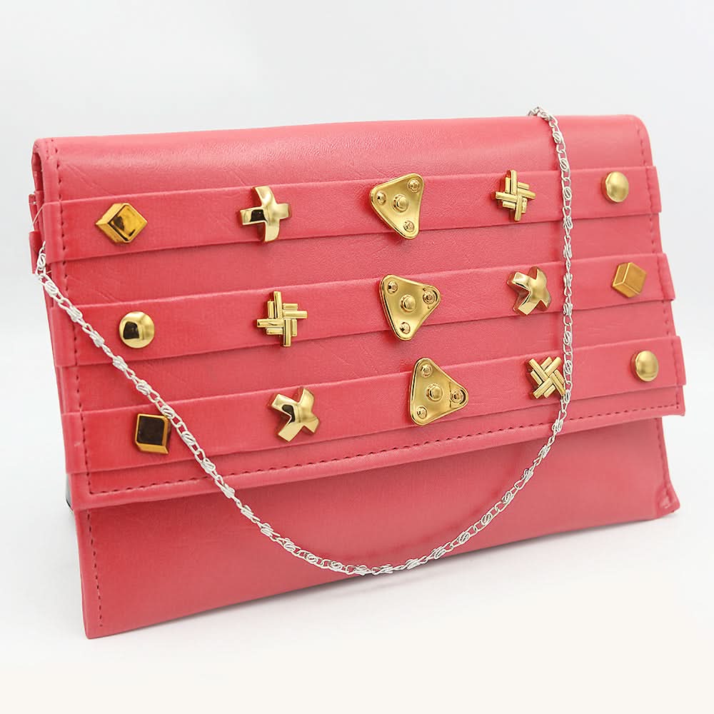 Women's Clutch (K-2071) - Red, Women, Clutches, Chase Value, Chase Value