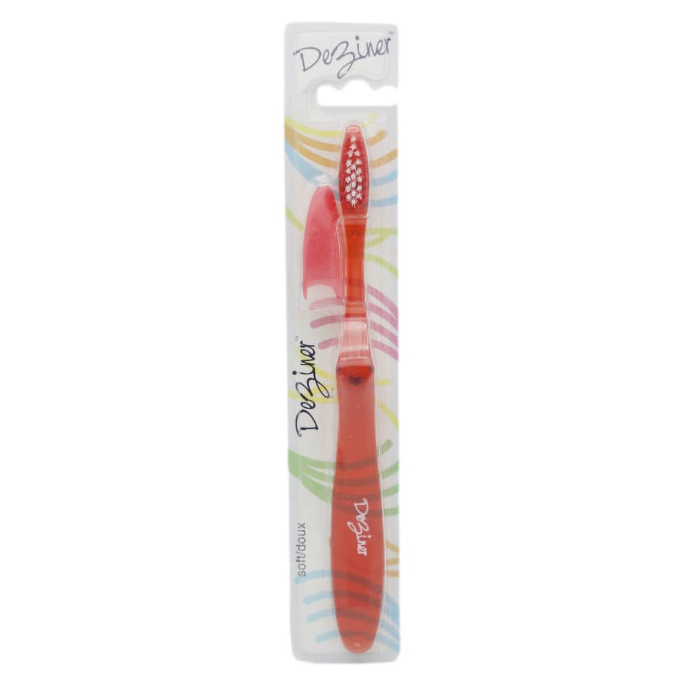 Ezigrip Deziner Tooth Brush - Red, Beauty & Personal Care, Oral Care, Chase Value, Chase Value