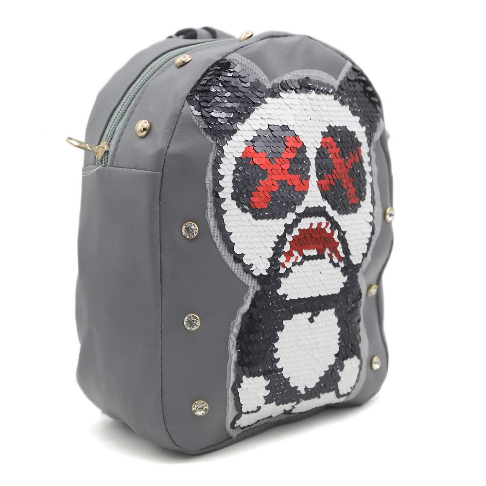 Girls Backpack 7572D - Grey, Kids, Kids Bags, Chase Value, Chase Value