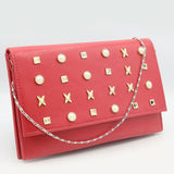 Women's Clutch (2053) - Red, Women, Clutches, Chase Value, Chase Value