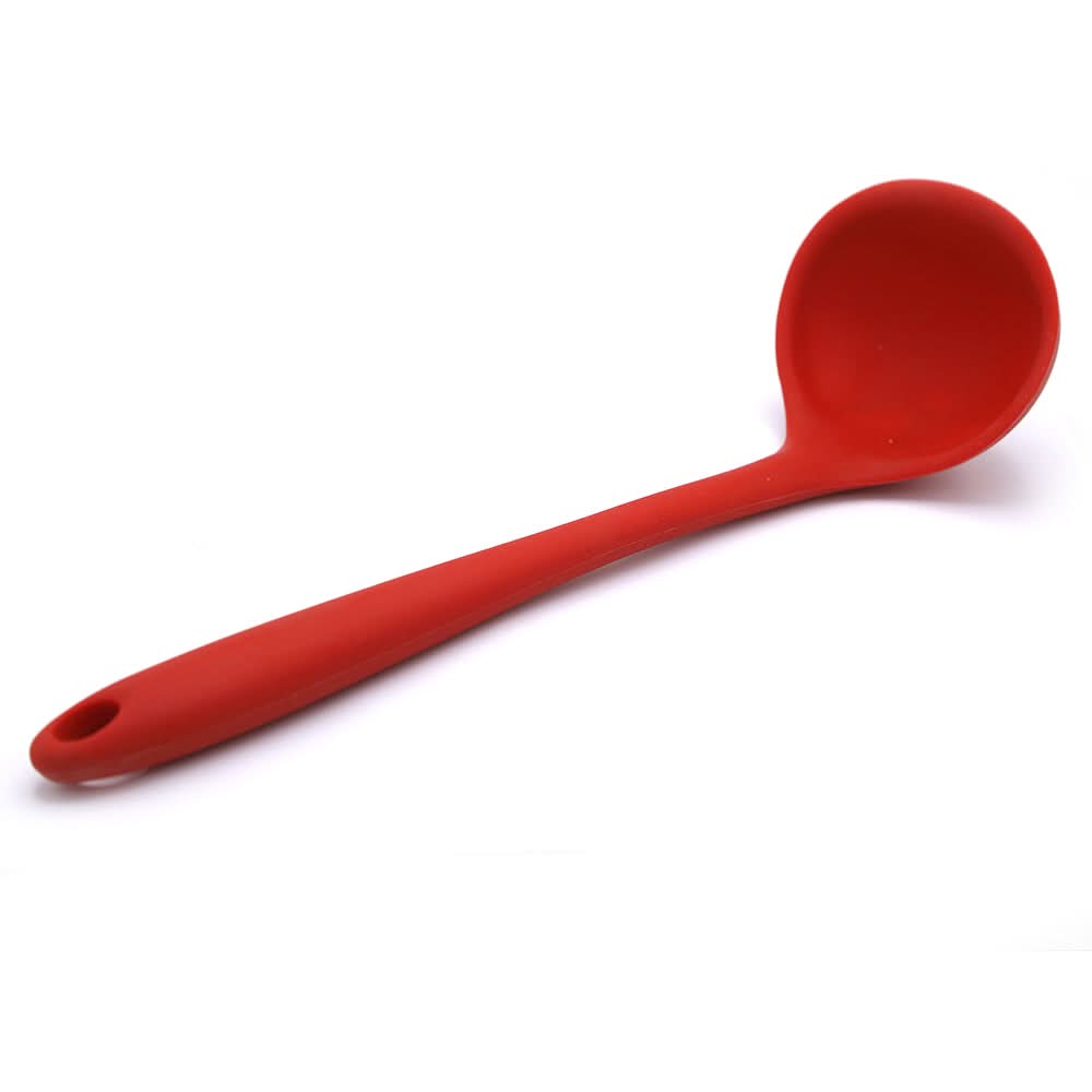 Silicone Deep Spoon - Red, Home & Lifestyle, Kitchen Tools And Accessories, Chase Value, Chase Value