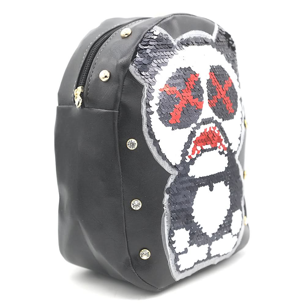 Girls Backpack 7572D - Black, Kids, Kids Bags, Chase Value, Chase Value