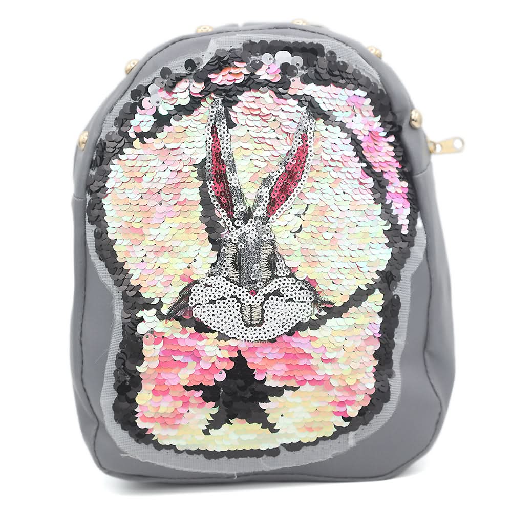Girls Backpack 7572E - Grey, Kids, Kids Bags, Chase Value, Chase Value