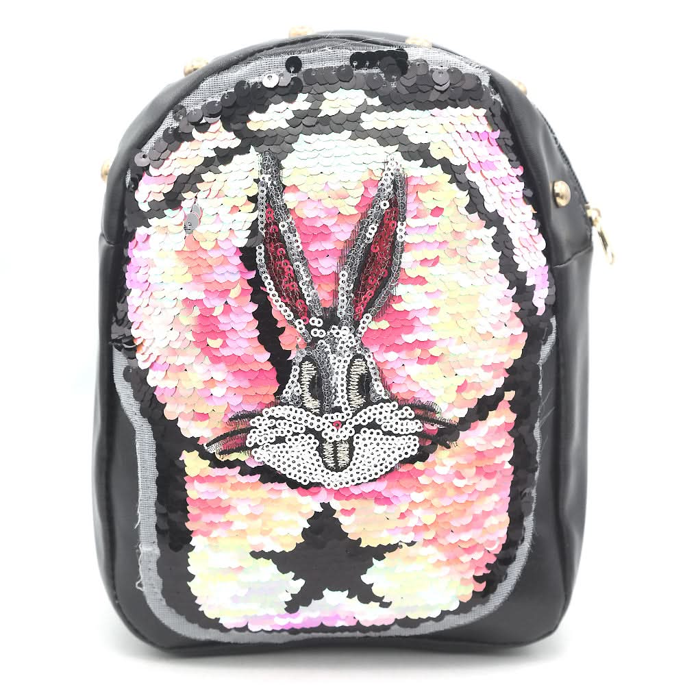 Girls Backpack 7572E - Black, Kids, Kids Bags, Chase Value, Chase Value