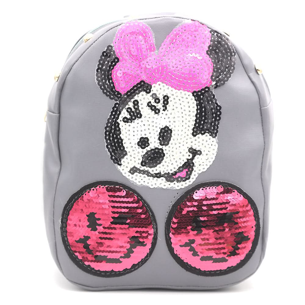Girls Backpack 7572A - Grey, Kids, Kids Bags, Chase Value, Chase Value