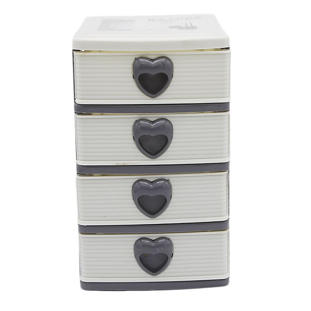 Jewelery Box 4 Drawer CH2024 - Light Grey, Home & Lifestyle, Kitchen Tools And Accessories, Chase Value, Chase Value