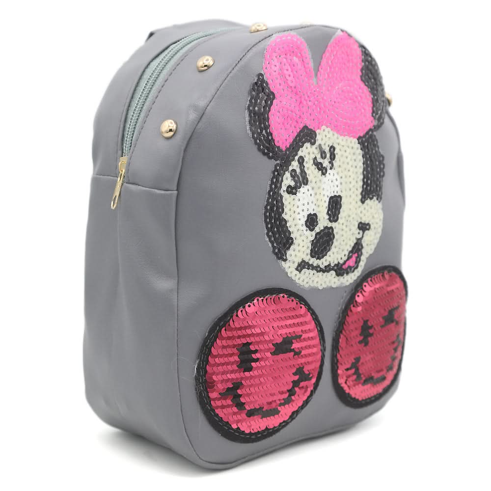 Girls Backpack 7572A - Grey, Kids, Kids Bags, Chase Value, Chase Value