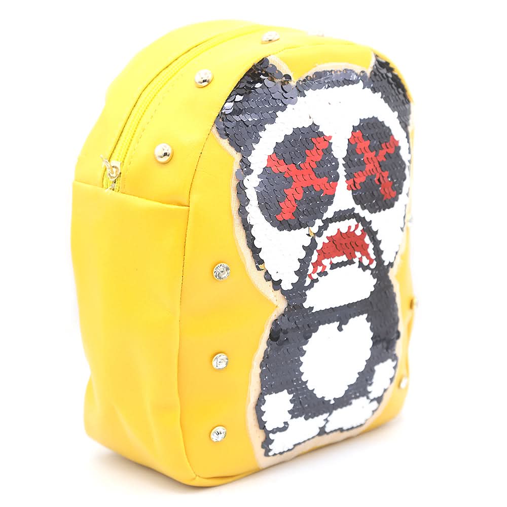 Girls Backpack 7572D - Yellow, Kids, Kids Bags, Chase Value, Chase Value
