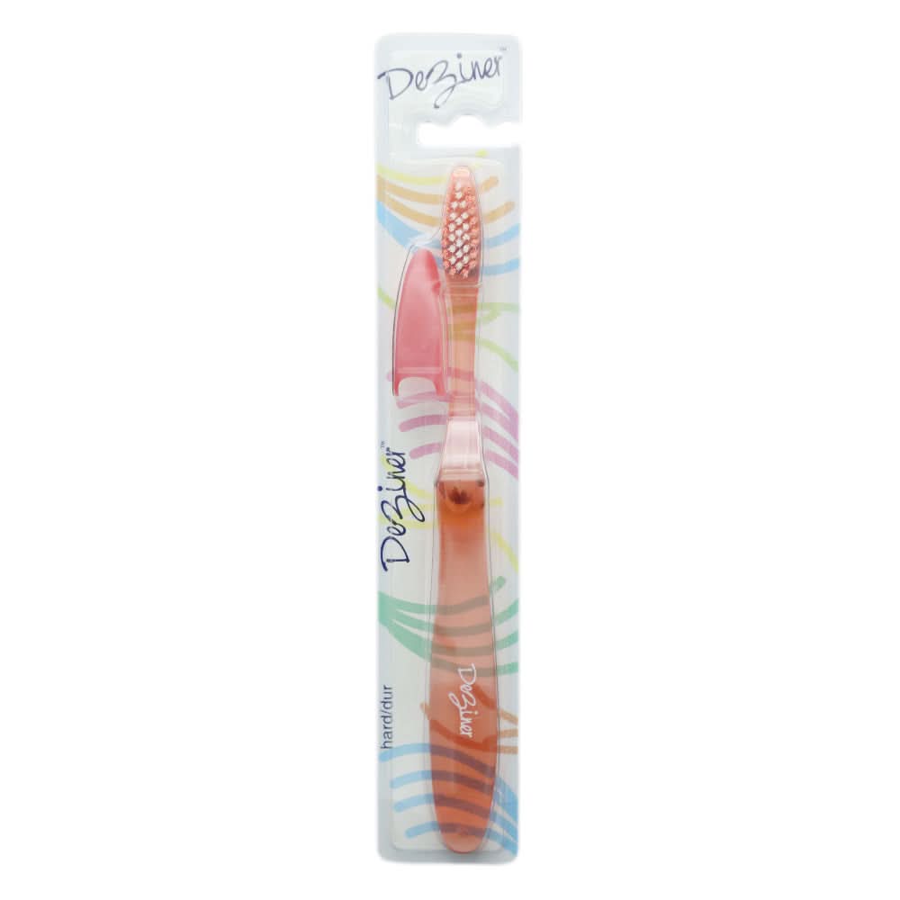 Ezigrip Deziner Tooth Brush - Peach, Beauty & Personal Care, Oral Care, Chase Value, Chase Value