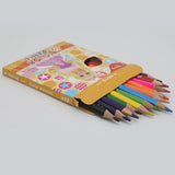 Color Pencil Set 12 Piece - Yellow, Kids, Pencil Boxes And Stationery Sets, Chase Value, Chase Value