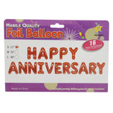 Happy Anniversary Foil Balloon Cb-21 - Red, Balloons and Bubble Toys, Chase Value, Chase Value