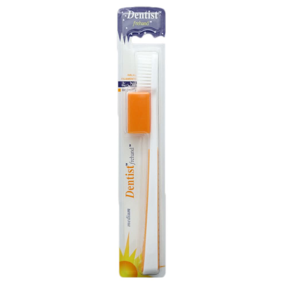 Ezigrip Dentist Frehand Tooth Brush - Orange, Beauty & Personal Care, Oral Care, Chase Value, Chase Value