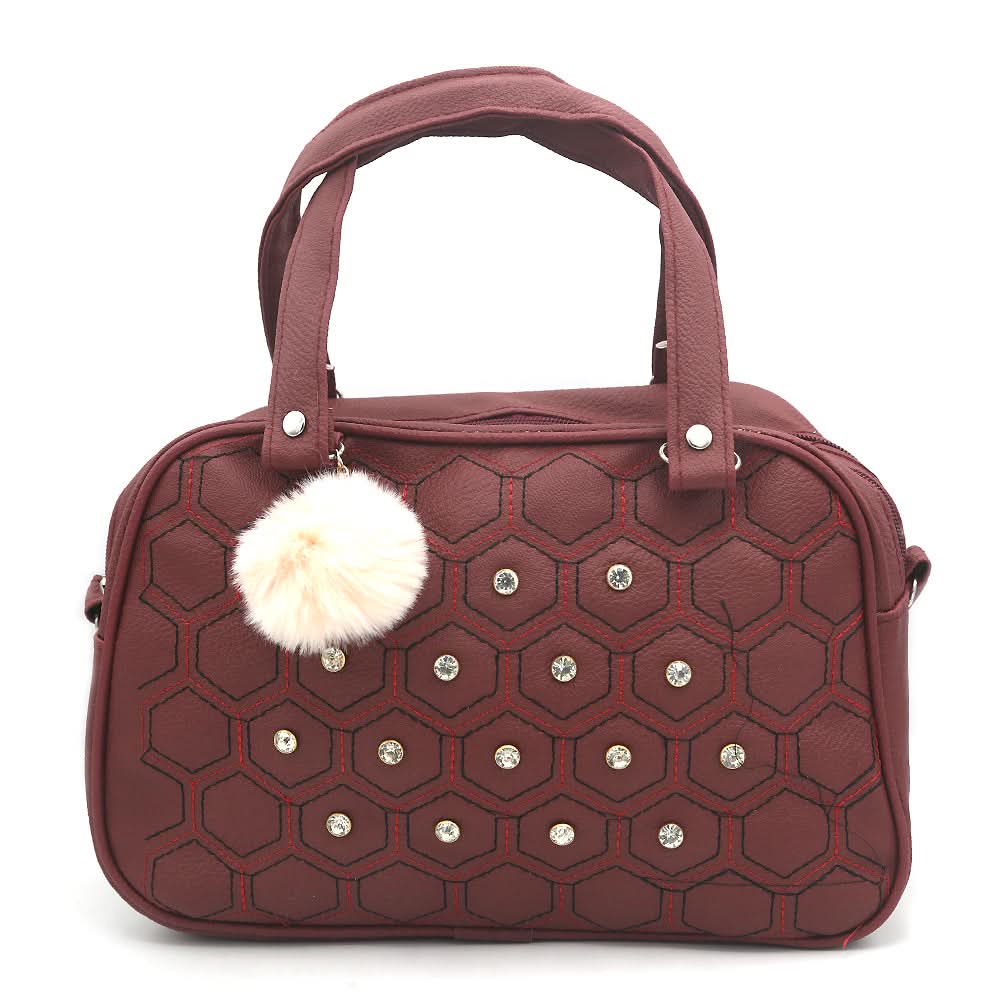 Women's Handbag 2040 - Maroon, Women, Bags, Chase Value, Chase Value