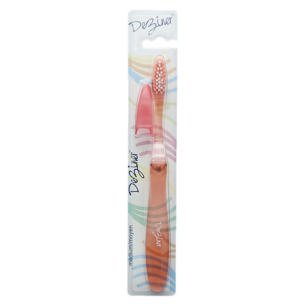 Ezigrip Deziner Tooth Brush - Peach, Beauty & Personal Care, Oral Care, Chase Value, Chase Value