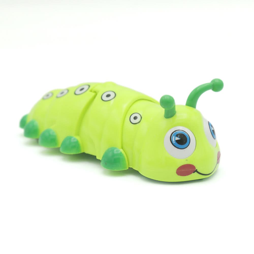 Wind Up Caterpillar - Green, Kids, Non-Remote Control, Chase Value, Chase Value