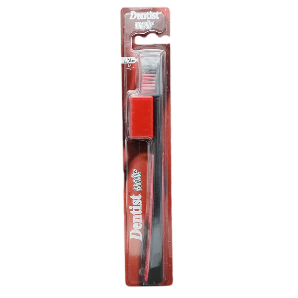 Dentist Noir Tooth Brush - Red, Beauty & Personal Care, Oral Care, Chase Value, Chase Value