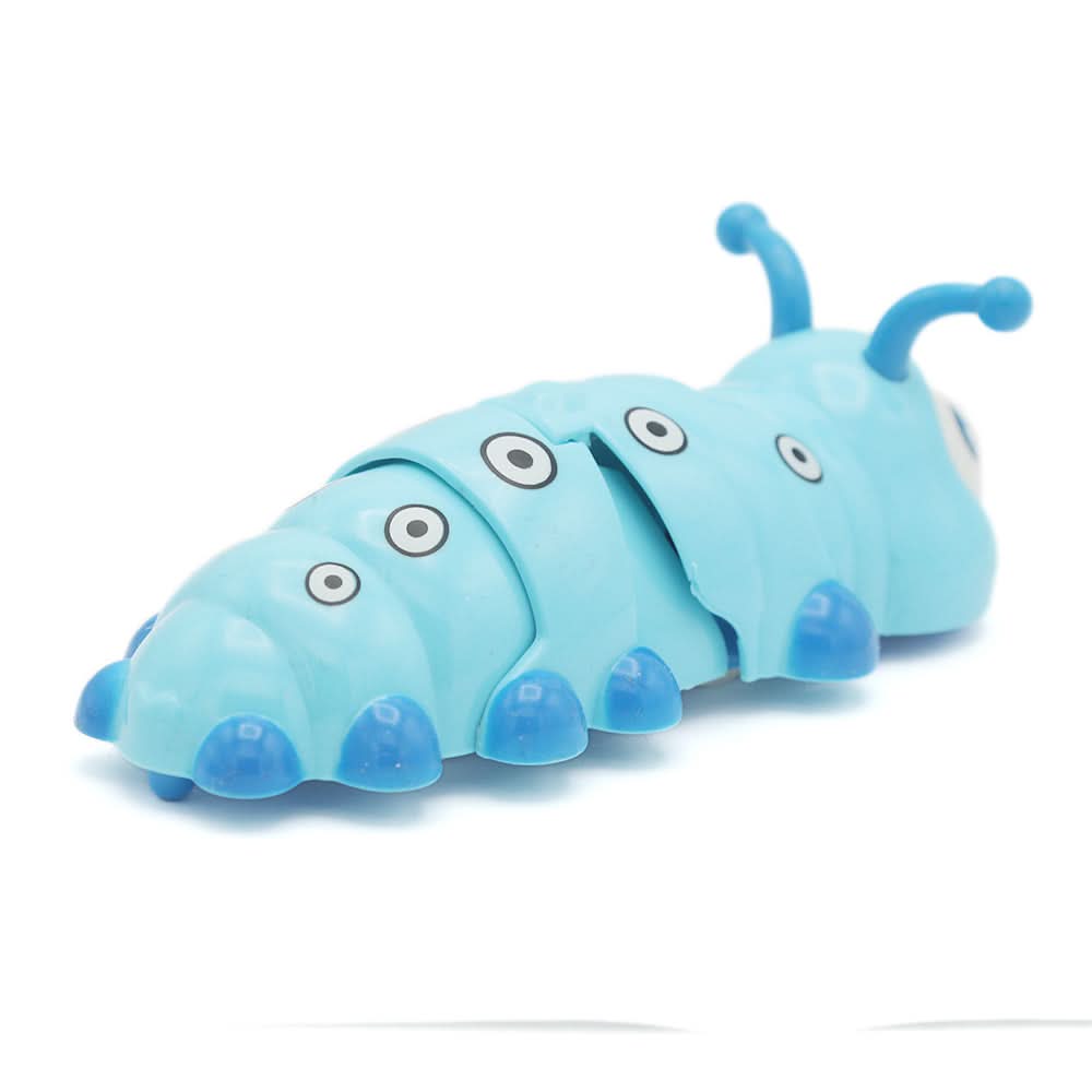 Wind Up Caterpillar - Blue, Kids, Non-Remote Control, Chase Value, Chase Value