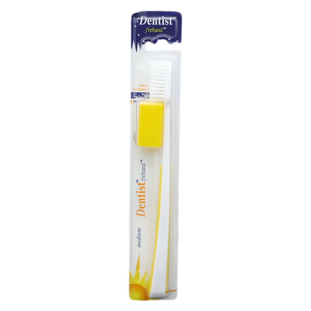 Ezigrip Dentist Frehand Tooth Brush - Yellow, Beauty & Personal Care, Oral Care, Chase Value, Chase Value