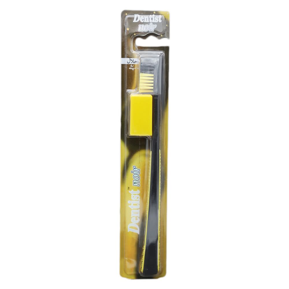 Dentist Noir Tooth Brush - Yellow, Beauty & Personal Care, Oral Care, Chase Value, Chase Value