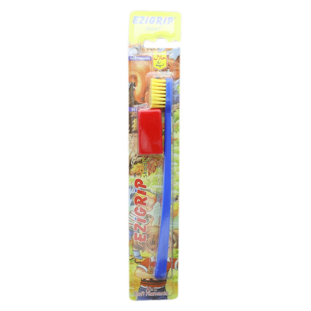 Ezigrip Skool Tooth Brush - Royal-Blue, Beauty & Personal Care, Oral Care, Chase Value, Chase Value