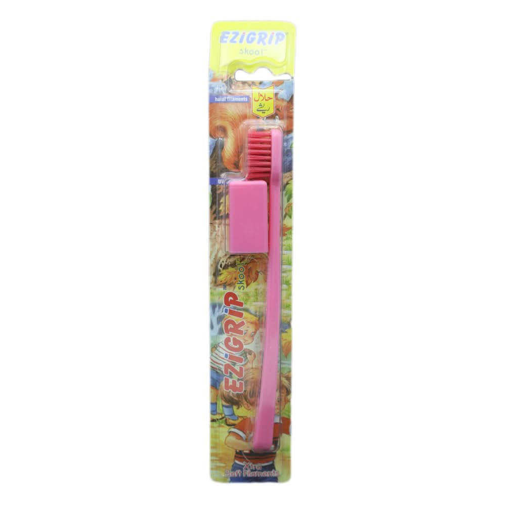 Ezigrip Skool Tooth Brush - Pink, Beauty & Personal Care, Oral Care, Chase Value, Chase Value