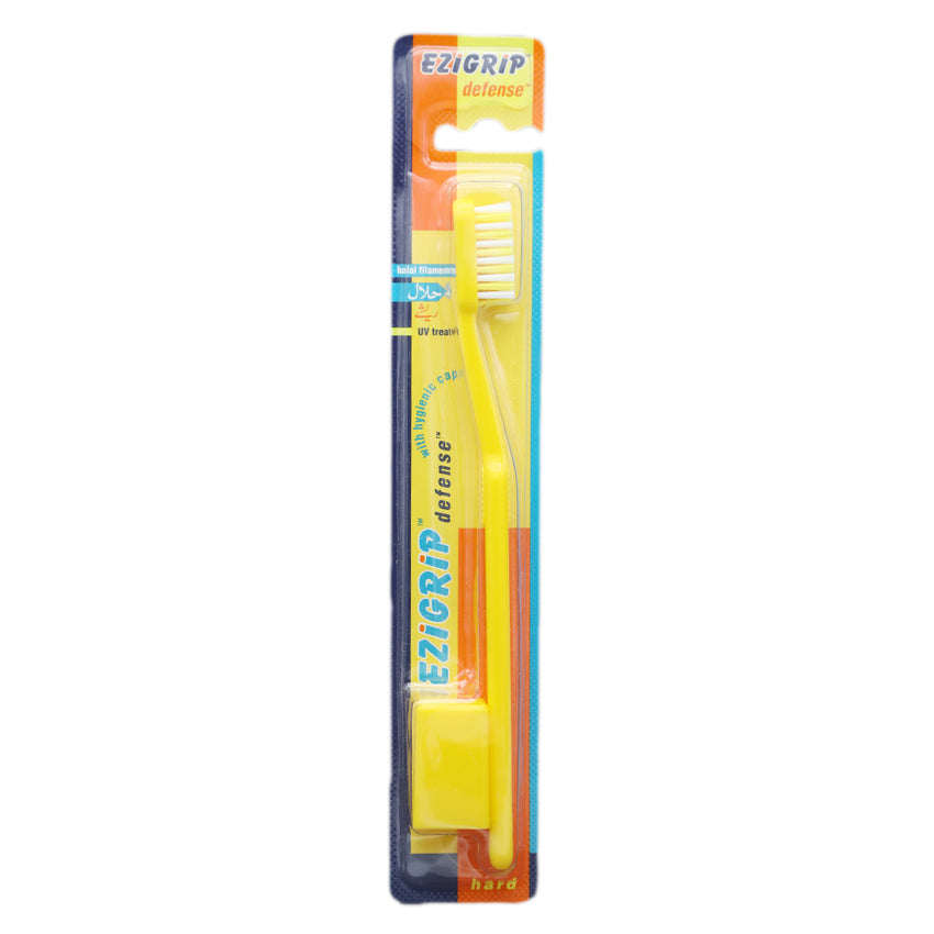 Ezigrip Defence Tooth Brush - Yellow, Beauty & Personal Care, Oral Care, Chase Value, Chase Value