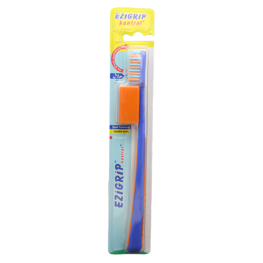 Ezigrip Kontrol Tooth Brush - Royal-Blue, Beauty & Personal Care, Oral Care, Chase Value, Chase Value