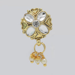 Women's Nose Pin - Golden, Women, Nose Jewellery, Chase Value, Chase Value