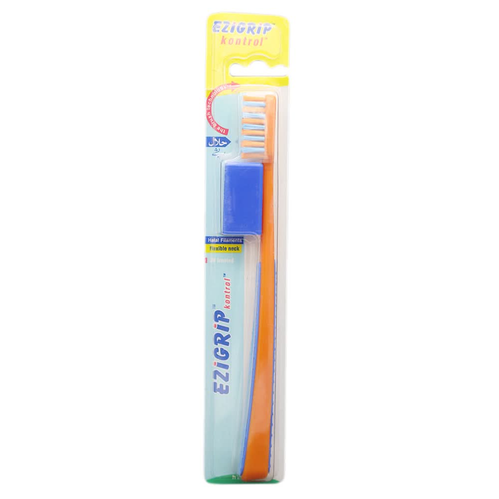 Ezigrip Kontrol Tooth Brush - Orange, Beauty & Personal Care, Oral Care, Chase Value, Chase Value