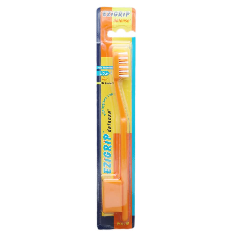 Ezigrip Defence Tooth Brush - Orange, Beauty & Personal Care, Oral Care, Chase Value, Chase Value