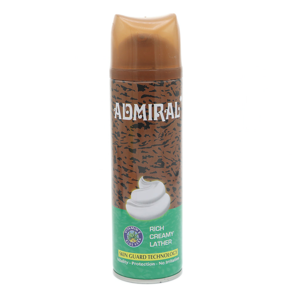 ADMIRAL SHAVING FOAM (RICH CREAMY LEATHER) 250ml, Beauty & Personal Care, After Shaves, P&G, Chase Value
