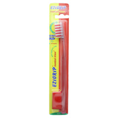 Ezigrip Kombat Klear Tooth Brush - Red, Beauty & Personal Care, Oral Care, Chase Value, Chase Value