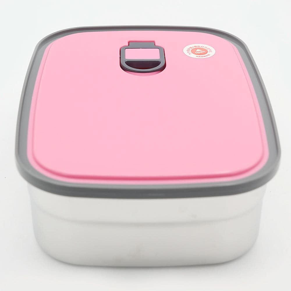 Stainless Steel Lunch Box 6902 - Pink, Kids, Tiffin Boxes And Bottles, Chase Value, Chase Value
