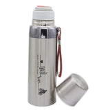 Steel Bottle Metalic Color 600ml 321-20 - Silver, Kids, Tiffin Boxes And Bottles, Chase Value, Chase Value