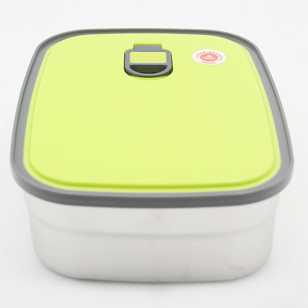 Stainless Steel Lunch Box 6902 - Green, Kids, Tiffin Boxes And Bottles, Chase Value, Chase Value
