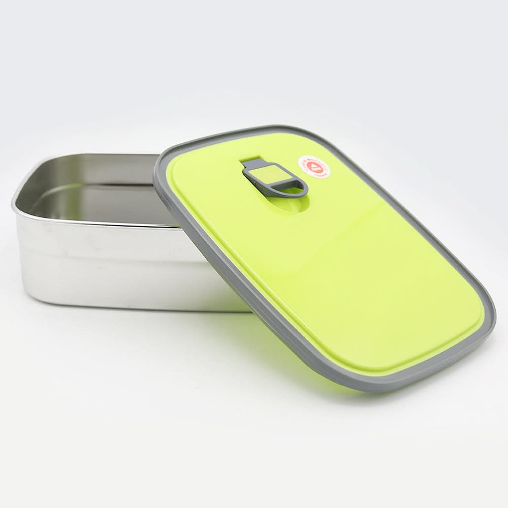 Stainless Steel Lunch Box 6902 - Green, Kids, Tiffin Boxes And Bottles, Chase Value, Chase Value