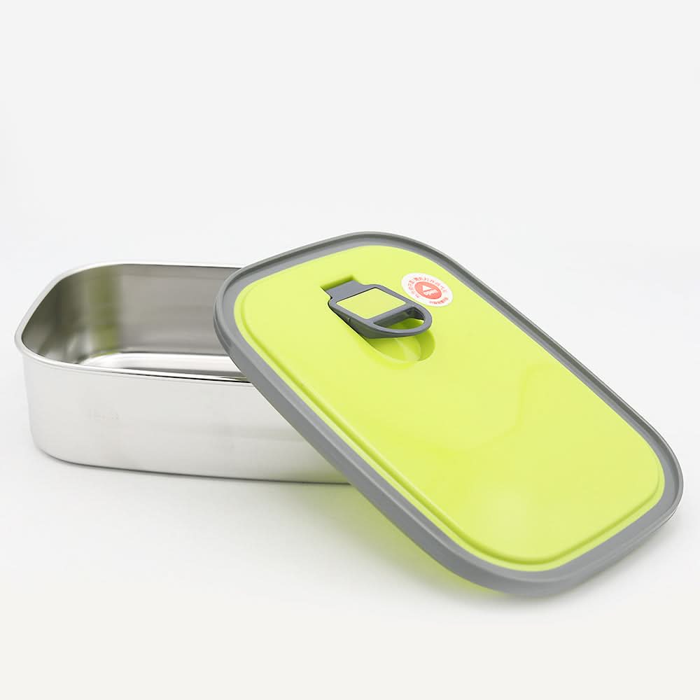 Stainless Steel Lunch Box 6901 - Green, Kids, Tiffin Boxes And Bottles, Chase Value, Chase Value