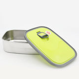 Stainless Steel Lunch Box 6901 - Green, Kids, Tiffin Boxes And Bottles, Chase Value, Chase Value