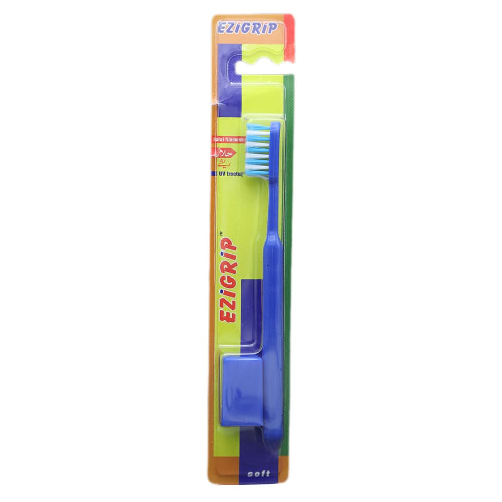 Ezigrip Tooth Brush - Royal-Blue, Beauty & Personal Care, Oral Care, Chase Value, Chase Value