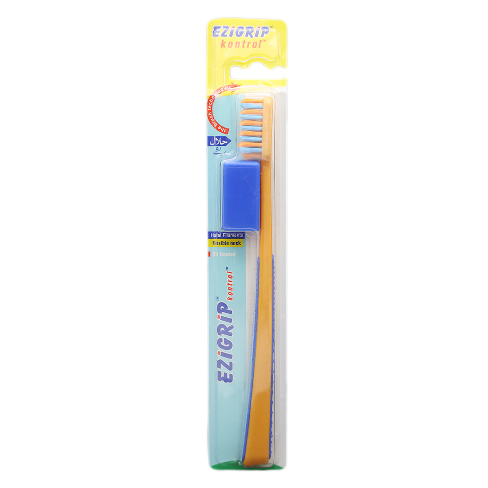 Ezigrip Kontrol Tooth Brush - Light-Brown, Beauty & Personal Care, Oral Care, Chase Value, Chase Value